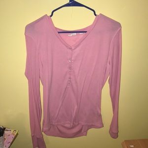 Long sleeve pajama shirt